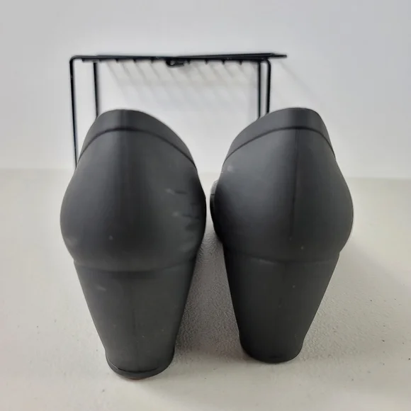 Crocs Woman's Wedges Shoes gray pink Sz 7 - Picture 5 of 11